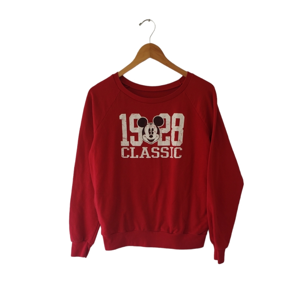 Mickey Mouse Long Sleeve Shirt. Red. 1928 Classic. Size XL. - Picture 1 of 6
